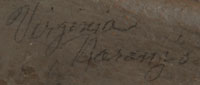 Virginia Naranjo (1932 - ) signature