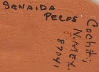 Senaida Pecos signature