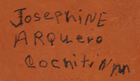 Josephine Arquero (1928- ) signature
