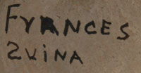 Frances Suina (1902-1992) signature