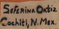 Seferina Ortiz (1931-2007) signature