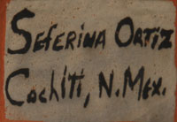 Seferina Ortiz (1931-2007) signature