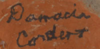 Damacia Cordero (1905-1989) signature