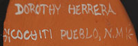 Dorothy Herrera (b.1970 - ) signature