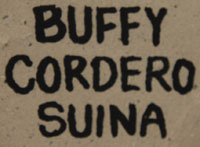 Buffy Cordero Suina artist signature