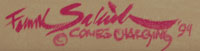 Frank Salcido (c.1955 -    ) signature