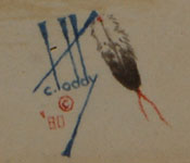 Calvin Toddy (1955 - ) signature - hallmark