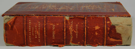Condition: The book is in very good condition as if used very little, if any.  The deluxe cover is not is such good condition.  Both the front and back covers have completely separated from the spine.  We have obtained an estimate from a bindery of $75 to rebind the book in hard board covered in cloth.  We can have this done if desired. That cost is additional.  An ink notation on back of first blank page reads: Compliments of Henry E. Reed, Seattle, Feb 28, 1909