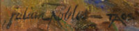 Julian Robles (1933 - ) signature
