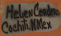 Helen Cordero (1915–1994) signature