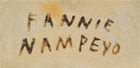 Fannie Polacca Nampeyo (1900-1987) signature