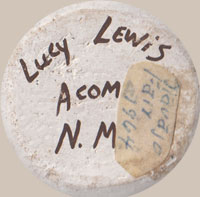 Lucy Martin Lewis (1898-1992) signature