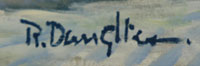 Robert Daughters (1929-2013) signature