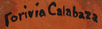 Signature of Torivio Calabaza