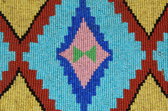 Close up view - Northern Plains Beaded Bag