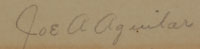 José Angela Aguilar (1898-1965) signature