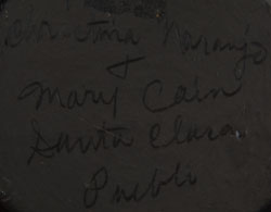 Christina Naranjo and Mary Cain - signatures