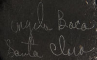 Angela Baca (1927-2014) signature