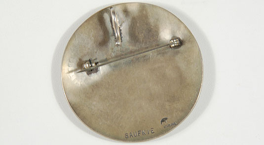 Back of the pin - pendant