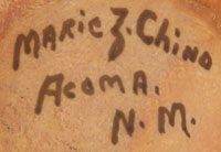 Marie Zieu Chino (1907-1982) signature