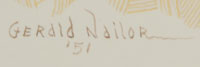 Gerald Nailor (1917-1952) signature