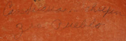 Candelaria Medina Gachupin (1908-1997) signature