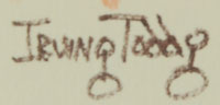 Irving Toddy (1951- ) signature