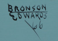 Bronson Wilbur Edwards (1913-1973) signature