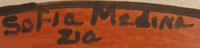 Sofia Pino Medina (1932 - 2010) signature