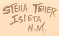 Stella J. Teller (1929 – ) signature