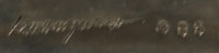 Artist Signature - Michael Kabotie (1942 – 2009) Lomawywesa