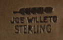 Joe Willeto (1950-) hallmark - signature