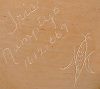 Iris Youvella Nampeyo (1944 –) signature