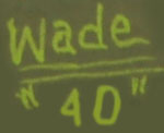 Artist Signature - Wade Hadley - Tódachine Diné - Navajo Nation