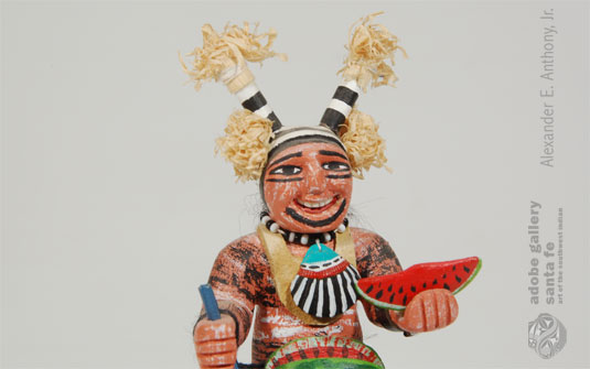 Close up view of the Koosa Clown Figure