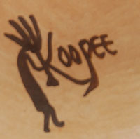 Artist Signature - Jacob Myron Koopee (1970-2011) Jake Nampeyo