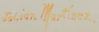 Artist Signature - Julián Martinez (1885-1943) Pocano - Coming of the Spirits