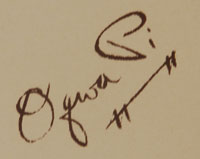 On this print - artist signature: Abel Sanchez Oqwa Pi
