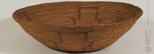 Alternate Side View of this Navajo Basket.