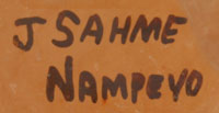 Jean Sahme Nampeyo (1948 –) signature.