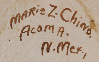 Marie Zieu Chino (1907-1982) signature