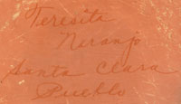 Artist Signature - Teresita Tafoya Naranjo (1919-1999) Apple Blossom - Bay-Po-Vi