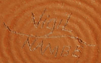 Lonnie Vigil (1949 -) signature.