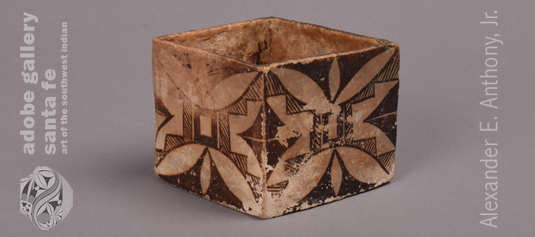 Alternate Side or corner of this pottery cube.