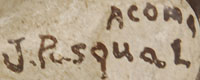 Juana Concho Pasqual (1892-1969) signature.