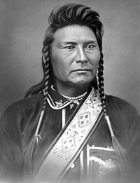 Hinmatóowyalahtq̓it (Chief Joseph) 1877 - source Wikipedia.