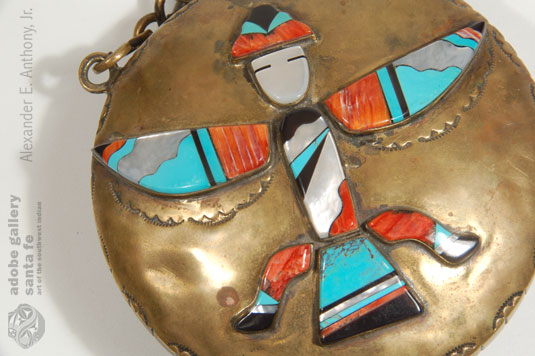 Close up view of this tobacco canteen.