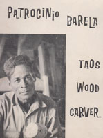 Included with the carving is a book of images of Barela’s work along with verbal explanations of the sculptures that Barela gave to his friend, Wendell Anderson. The book was published before Barela’s untimely death in 1964.
