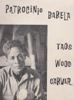 Included with the carving is a book of images of Barela’s work along with verbal explanations of the sculptures that Barela gave to his friend, Wendell Anderson. The book was published before Barela’s untimely death in 1964.