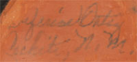 Seferina Ortiz (1931-2007) signature